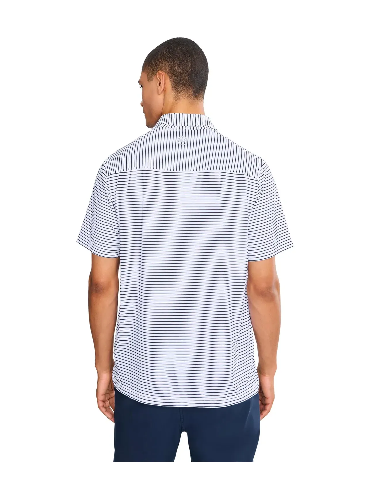 Поло Performance Air Tech Vineyard Vines — изображение 4 из 5, белый/темно-синий