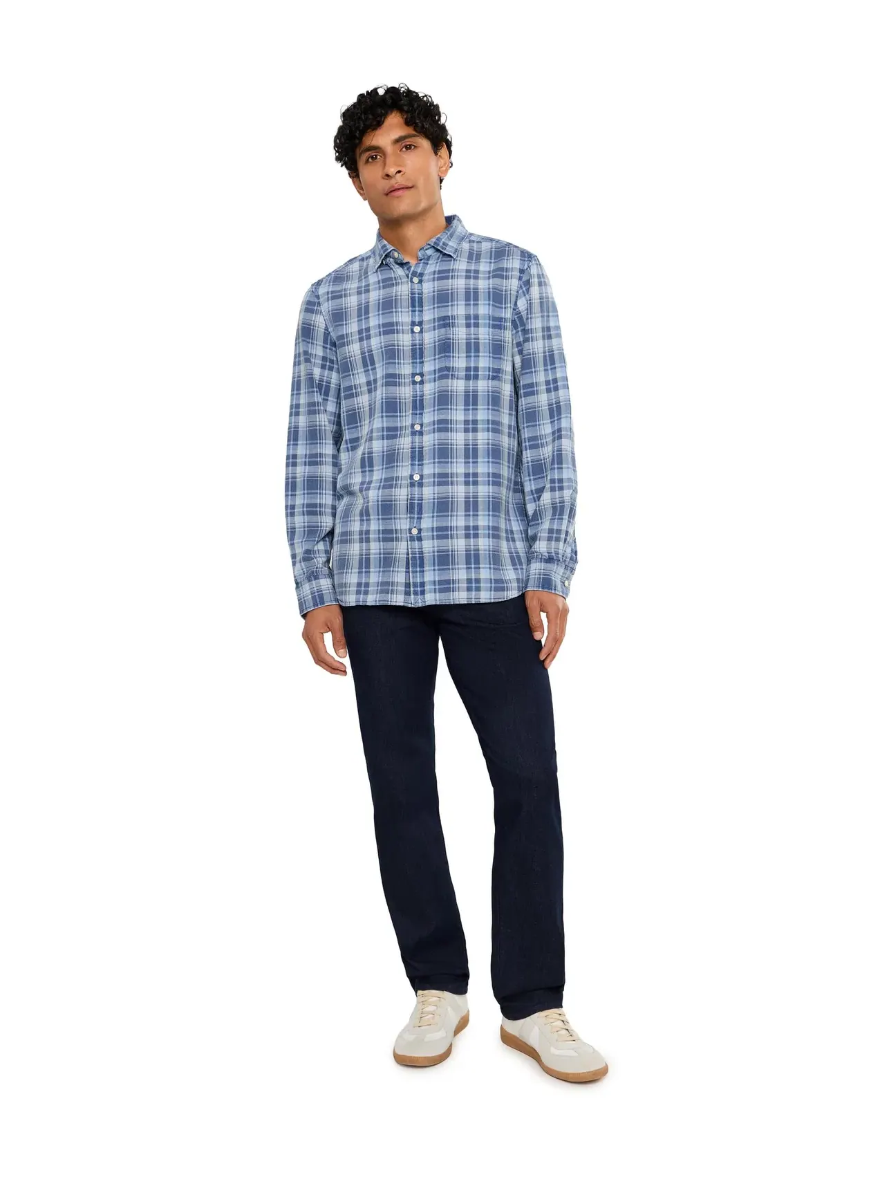 Рубашка «Морской остров» в клетку Vineyard Vines — изображение 2 из 5, лунный блеск