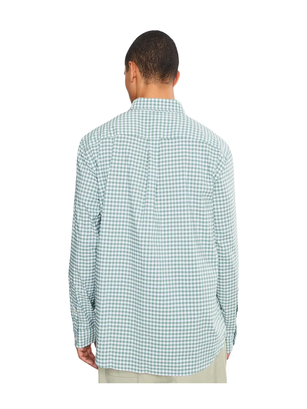 Хлопковая рубашка Skysail в клетку Performance Vineyard Vines — изображение 4 из 5, оливковый