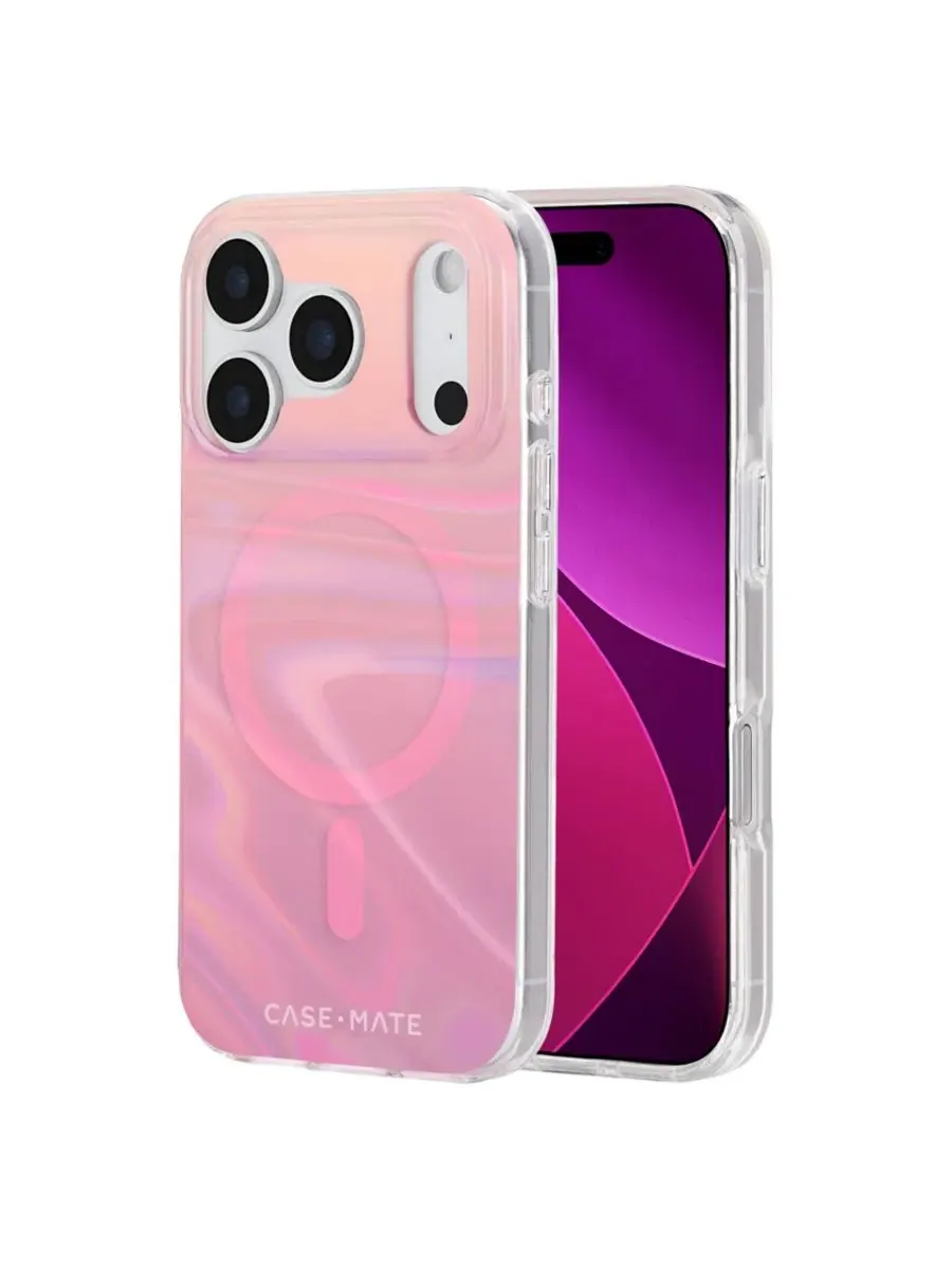 Чехол MagSafe для Apple iPhone 17 Pro, Peach Soap Bubble Case-Mate — мульти