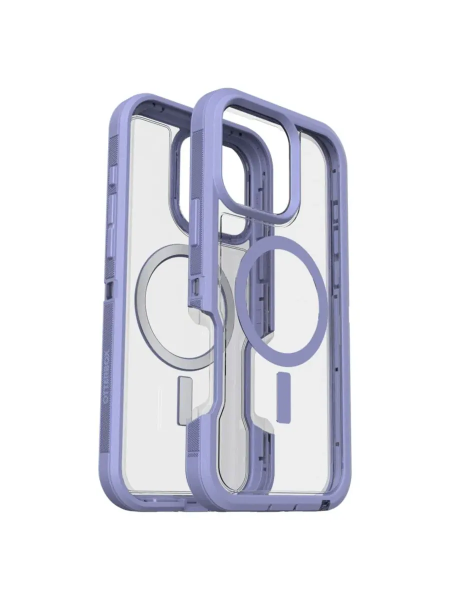 Защитный чехол Defender Pro XT Clear MagSafe для Apple iPhone 16 Pro Max Otterbox — фиолетовый