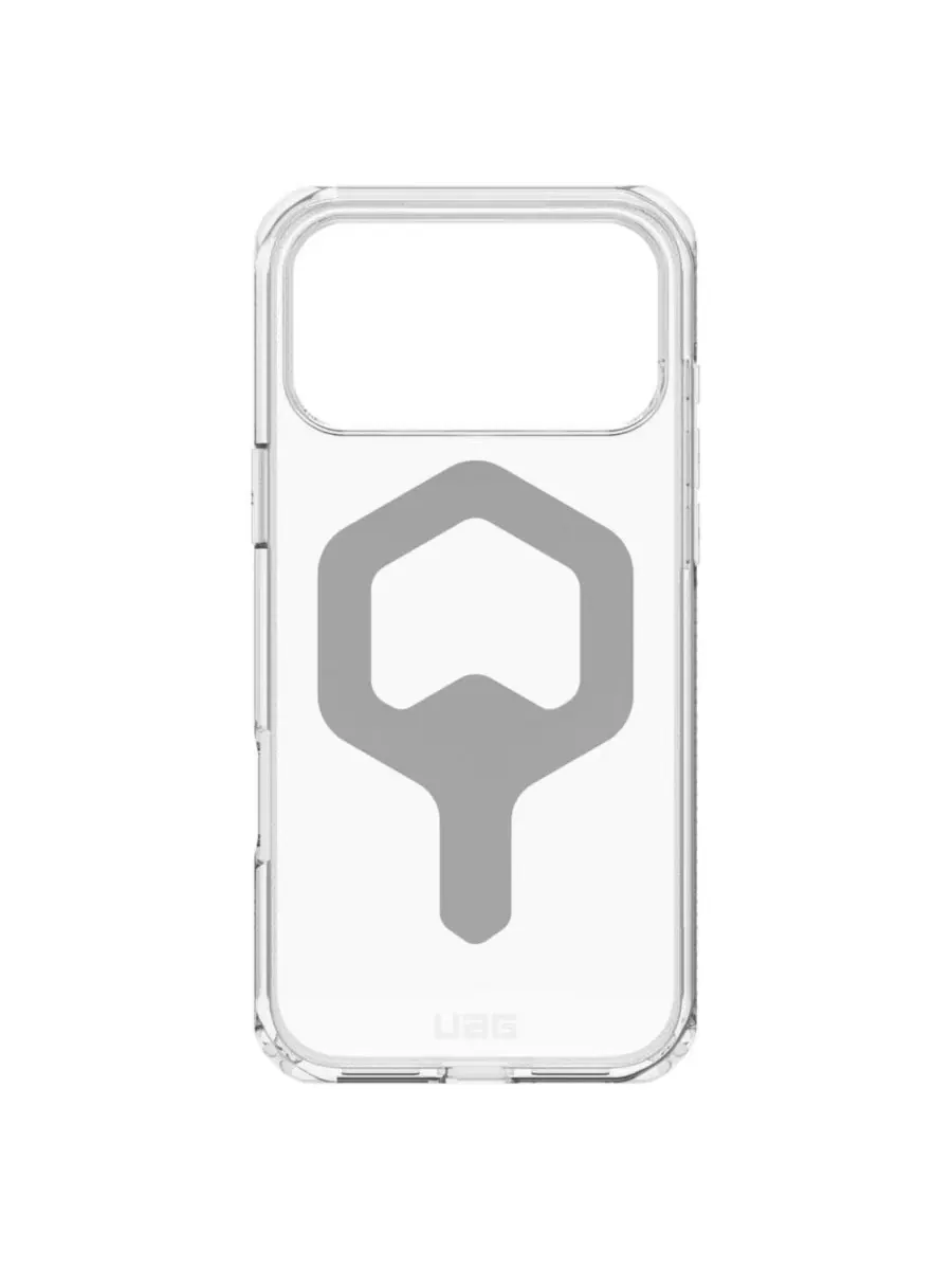 Чехол Plyo MagSafe для Apple iPhone 17 Pro Max URBAN ARMOR GEAR — серебристый