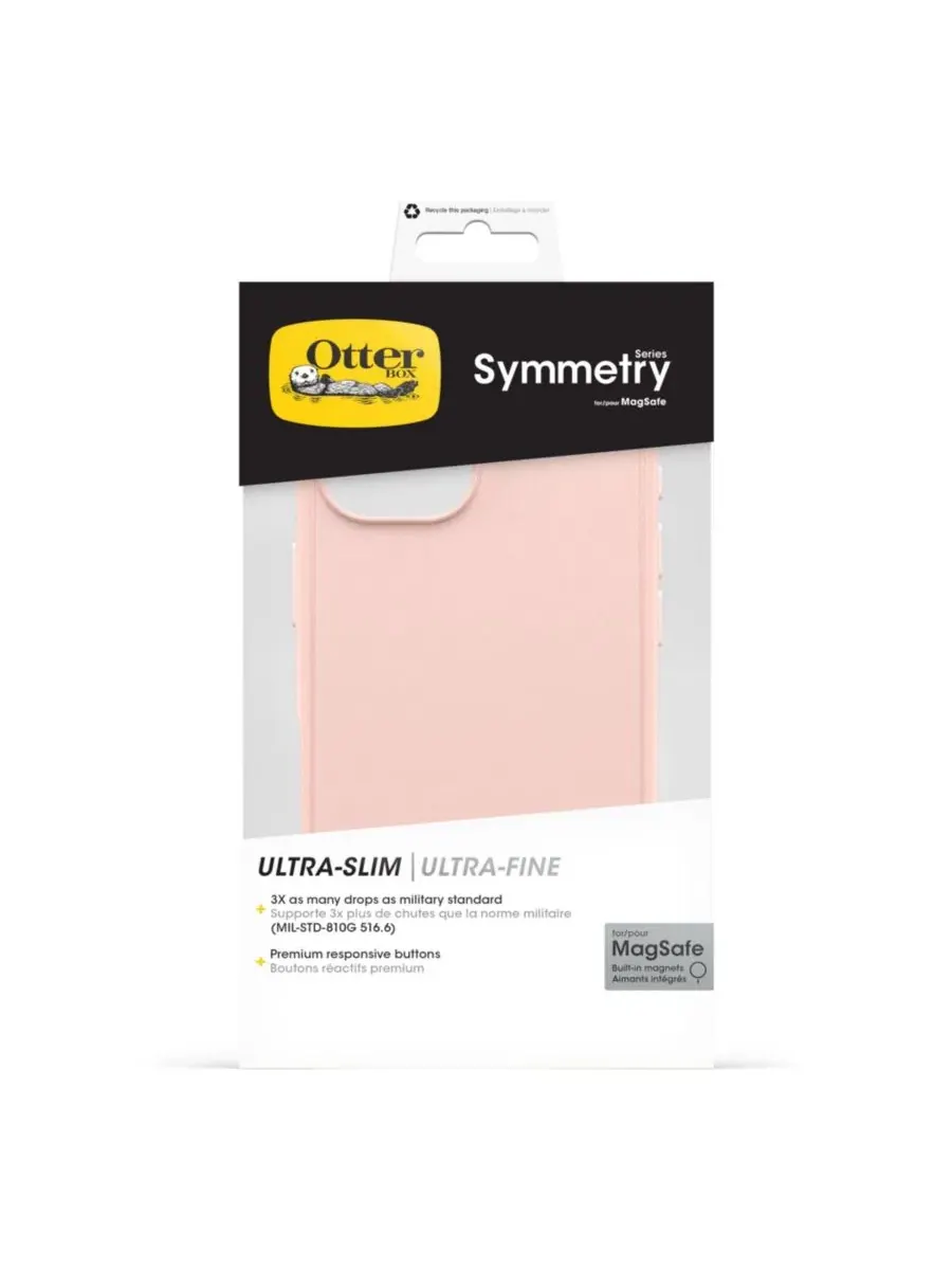 Чехол Symmetry MagSafe для Apple iPhone 16 Otterbox — изображение 5 из 5, розовый