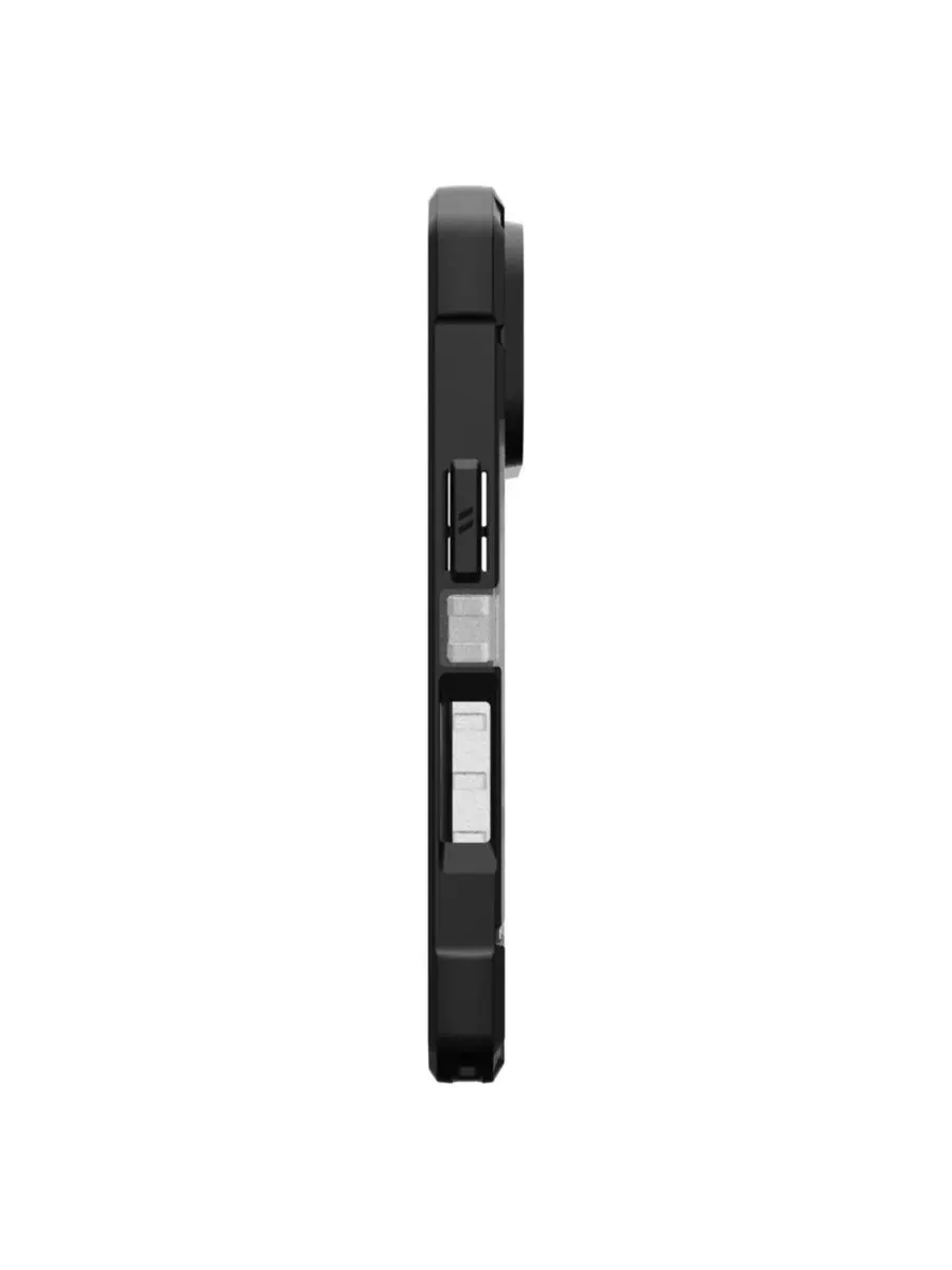 Прозрачный чехол MagSafe Pathfinder Clear для Apple iPhone 17 Pro, Urban Armor Gear — изображение 5 из 6, серебряный