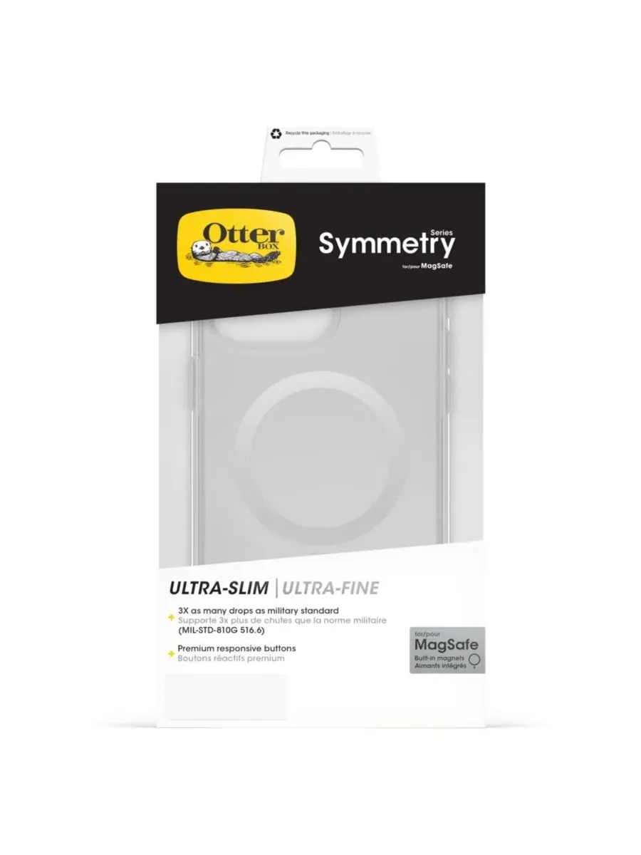 Прозрачный чехол Symmetry Plus Clear MagSafe для Apple iPhone 15 Pro Max Otterbox — изображение 5 из 5