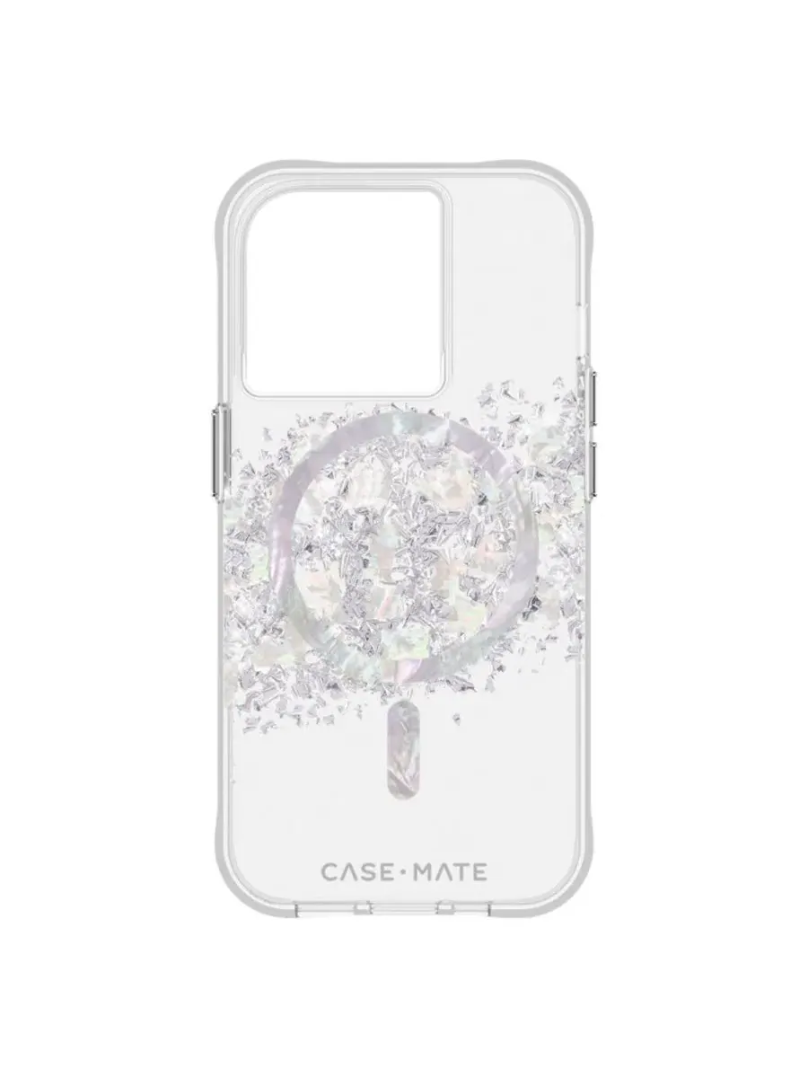 Чехол MagSafe с перламутром Karat для Apple iPhone 15 Pro Case-Mate — изображение 1 из 4, белый мульти