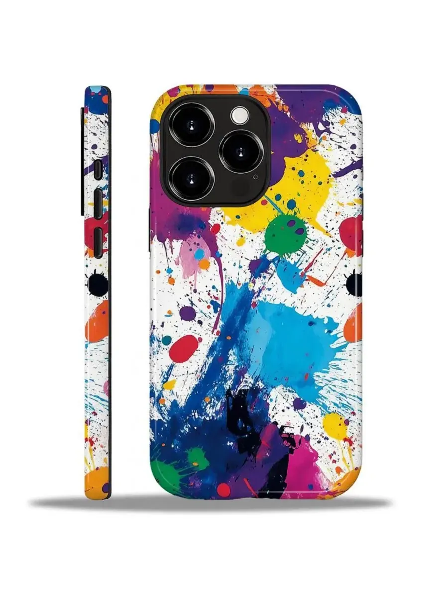 Чехол для iPhone 15 Pro, двухслойный ударопрочный, с принтом в стиле стрит-арт GONEZ — мульти