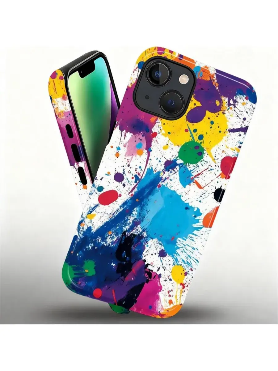 Чехол для iPhone 14 двухслойный ударопрочный с принтом Street Art GONEZ — изображение 2 из 7, мульти