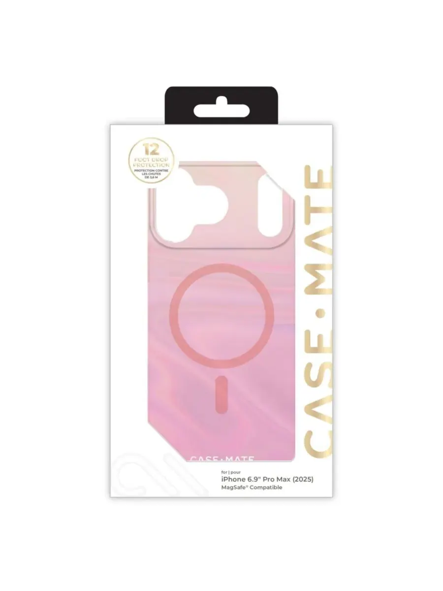 Чехол MagSafe с переливающимся дизайном Peach Soap Bubble для iPhone 17 Pro Max Case-Mate — изображение 5 из 9