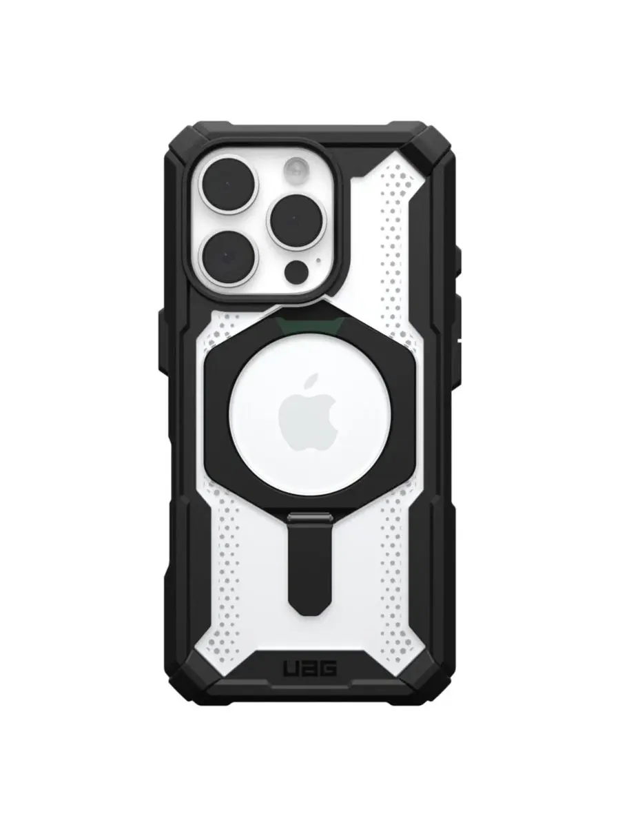 Чехол для iPhone 16 Pro с металлической подставкой и поддержкой MagSafe Urban Armor Gear Plasma XTE — изображение 2 из 9