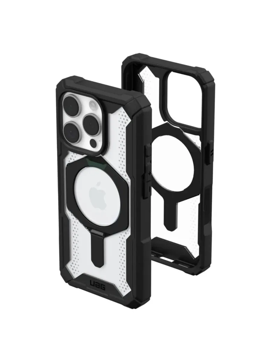 Чехол для iPhone 16 Pro с металлической подставкой и поддержкой MagSafe Urban Armor Gear Plasma XTE — изображение 7 из 9