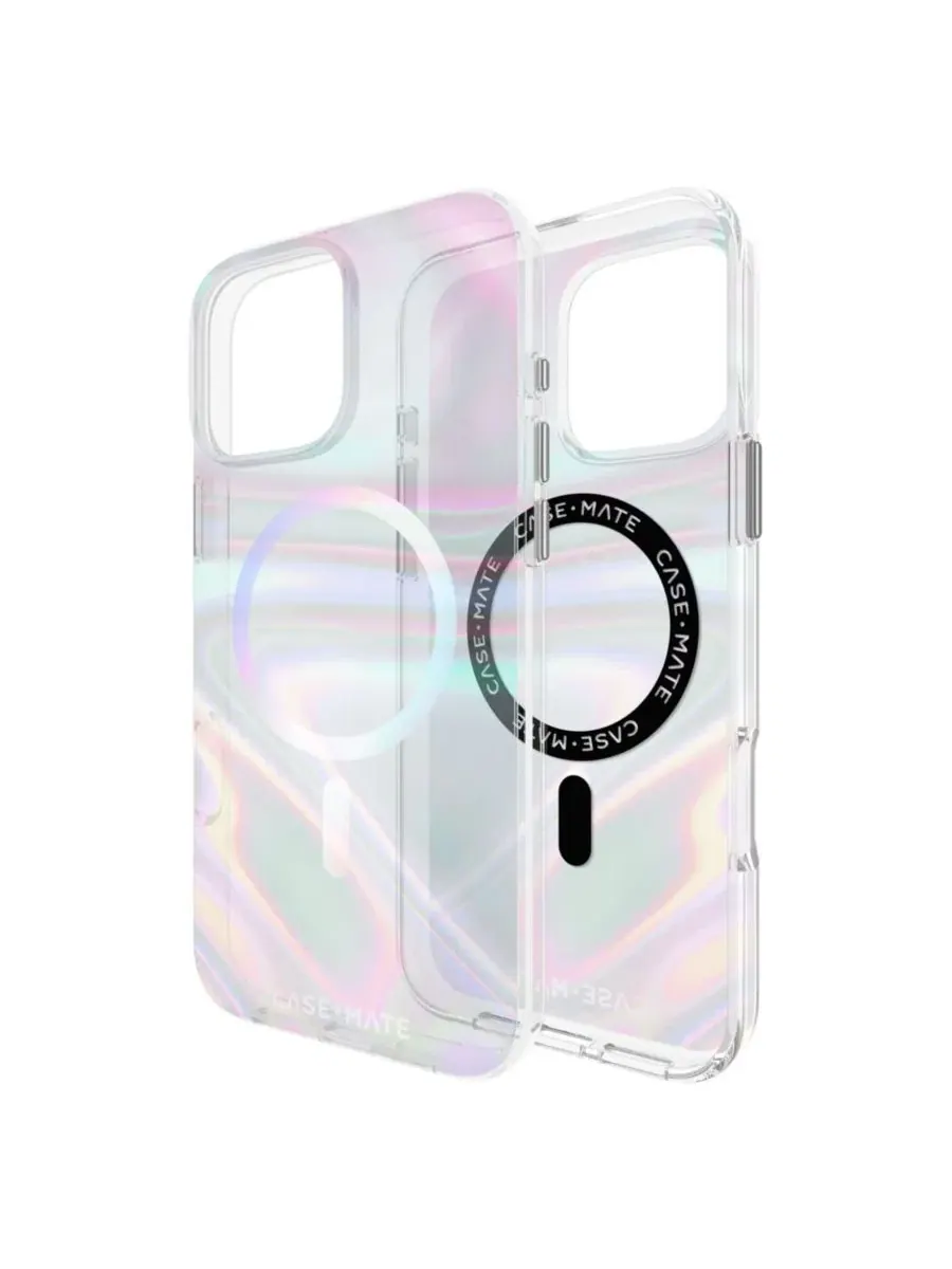 Чехол MagSafe для Apple iPhone 16 Pro Max Soap Bubble Case-Mate — изображение 1 из 7, мульти