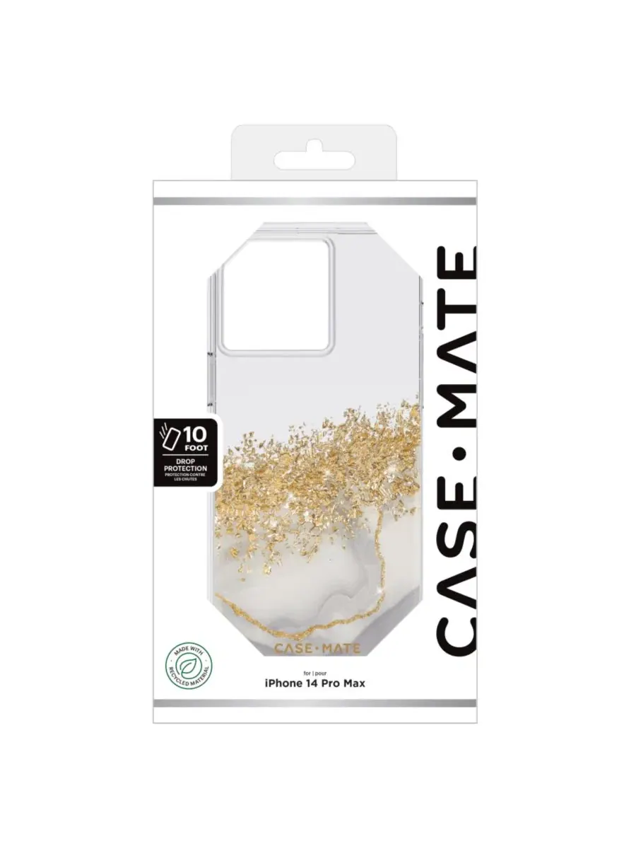 Чехол для Apple iPhone 14 Pro Max Karat Marble Case-Mate — изображение 3 из 6, белый мульти