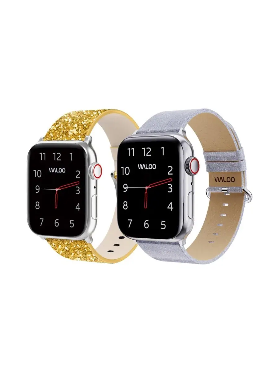 Ремешок для Apple Watch с блестками, 2 шт Waloo