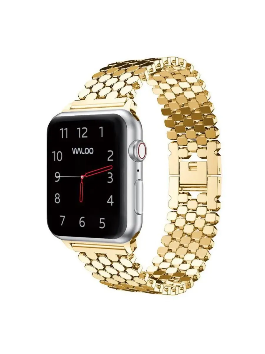 Замена ремешка для Apple Watch, модель Honeycomb Style, бренд Waloo