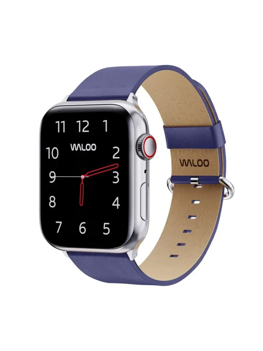 Ремешок для Apple Watch из натуральной кожи, с пряжкой Waloo