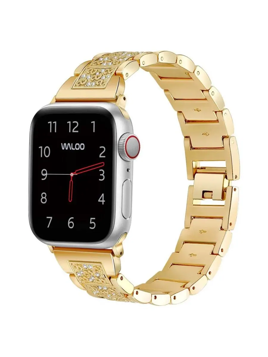 Ремешок для Apple Watch с узором из страз Rhinestone Pattern Waloo