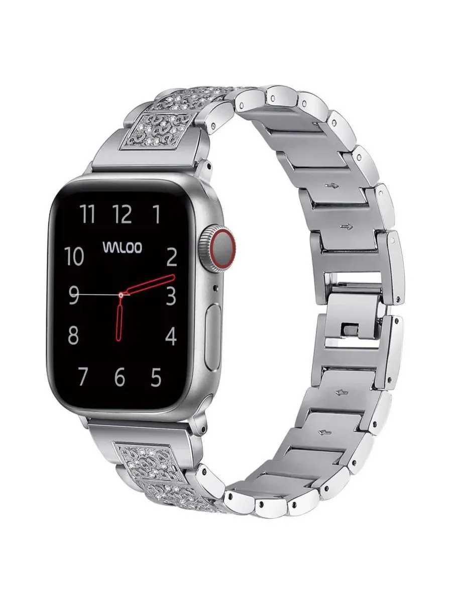 Ремешок для Apple Watch с узором из стразов Rhinestone Pattern Waloo