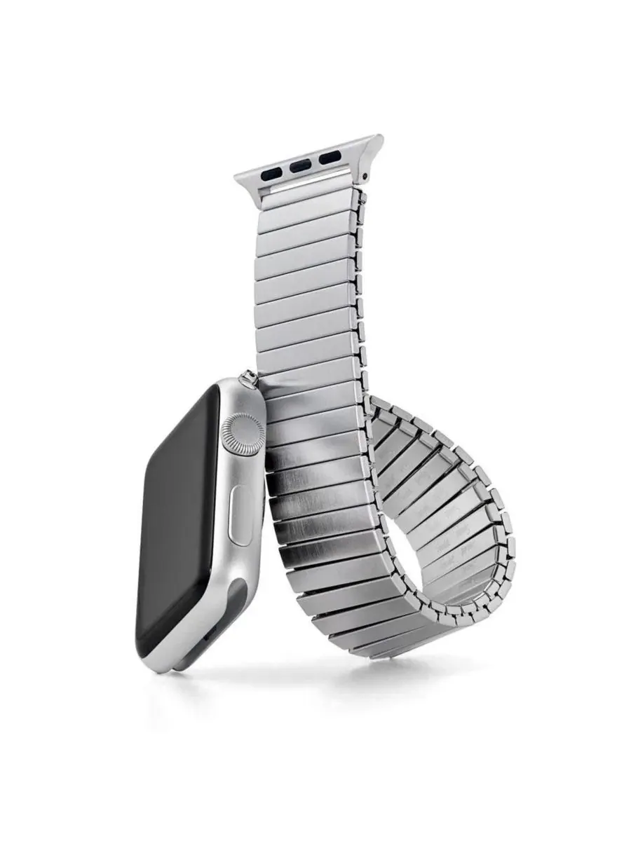 Ремешок из нержавеющей стали Twist-O-Flex для Apple Watch 42/44/45 мм Speidel