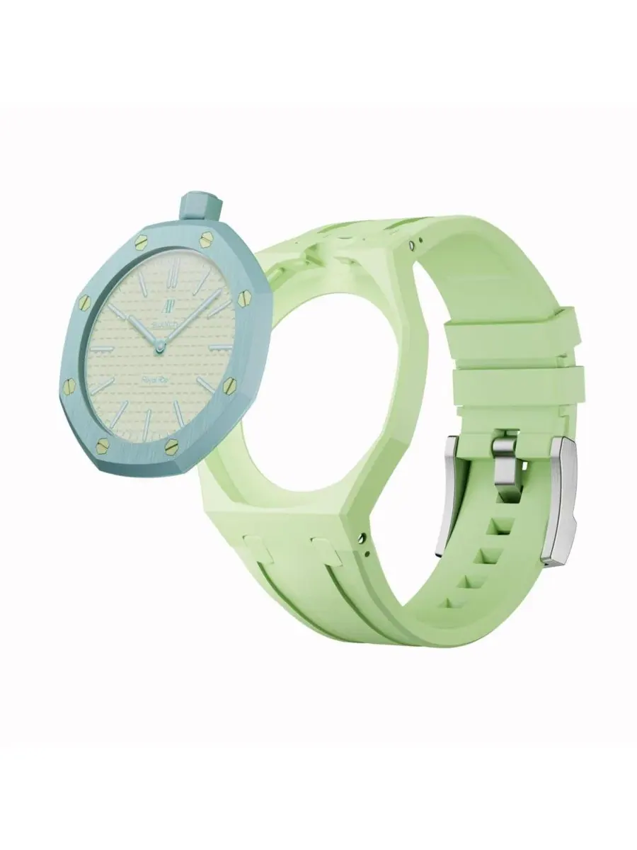 Силиконовый ремешок для часов Performance Replacement Band Waloo, Pistachio Mint