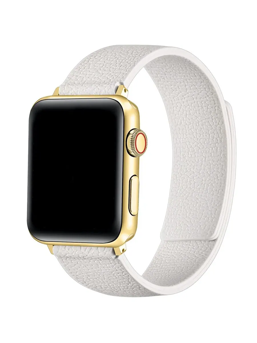 Ремешок магнитный силиконовый Lychee для Apple Watch Posh Tech — изображение 1 из 4, белый