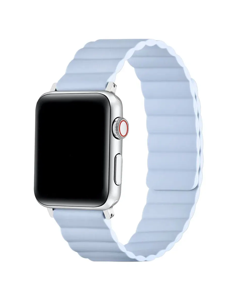 Магнитный силиконовый ремешок для Apple Watch Posh Tech — изображение 1 из 4, синий