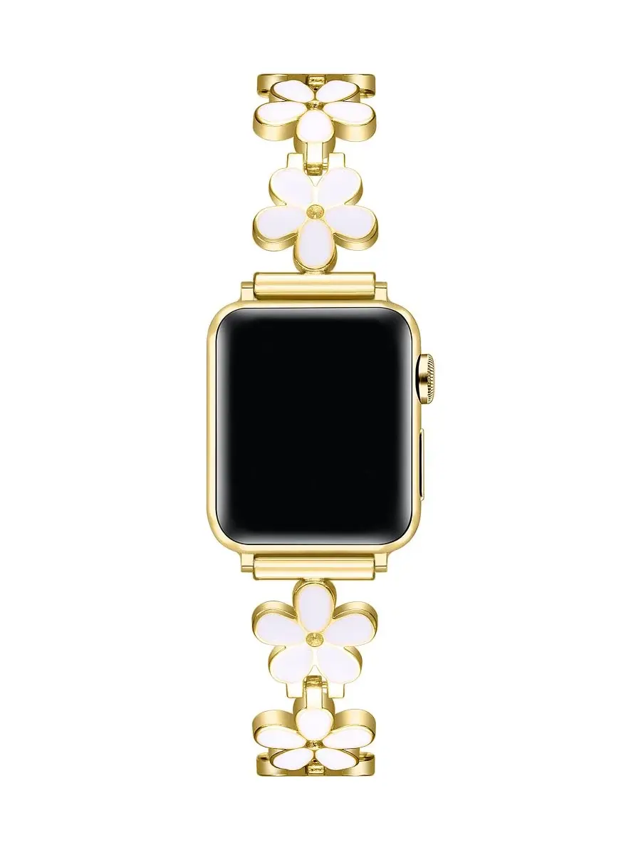 Ремешок Daisy Band для Apple Watch Posh Tech — изображение 4 из 4, белый/золотистый