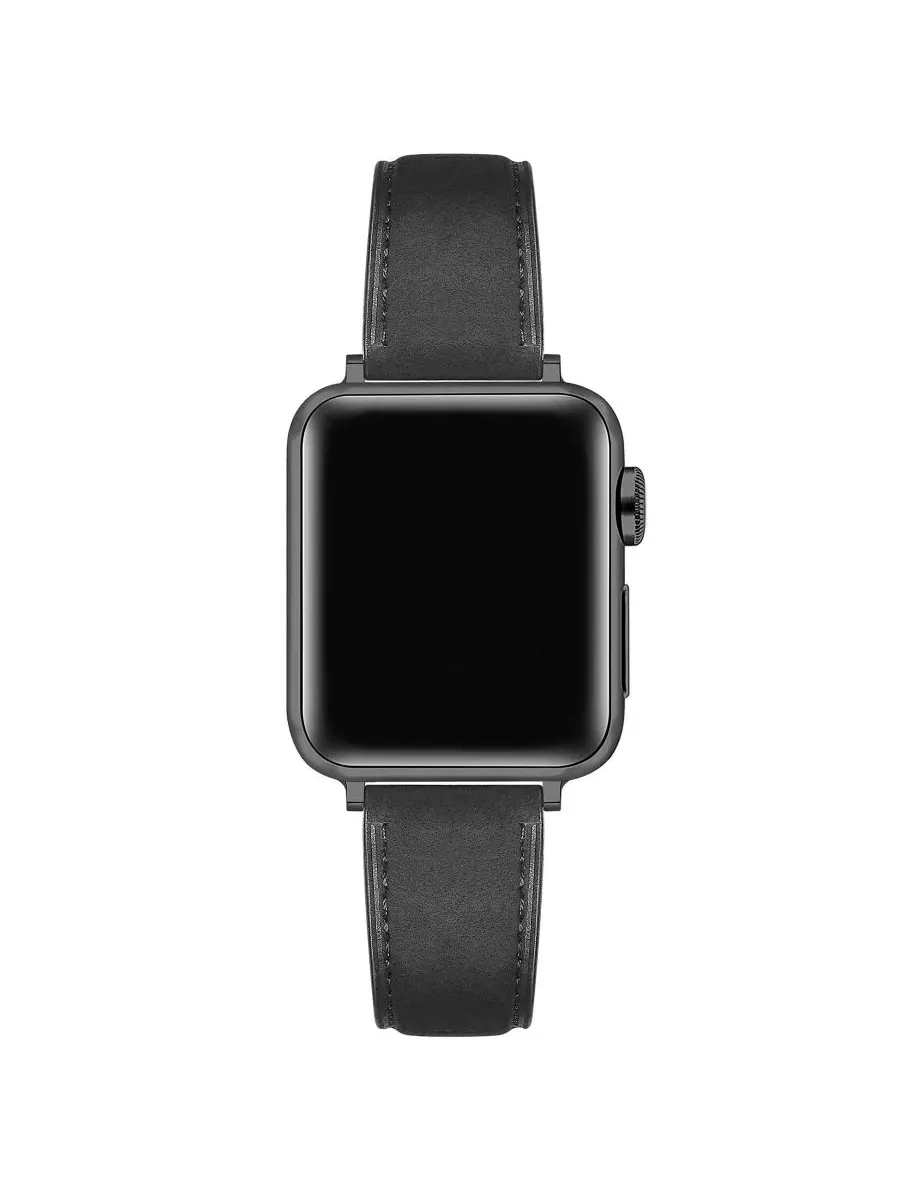 Ремешок для Apple Watch Hunt из кожи с эффектом потертости Posh Tech — изображение 1 из 4, черный