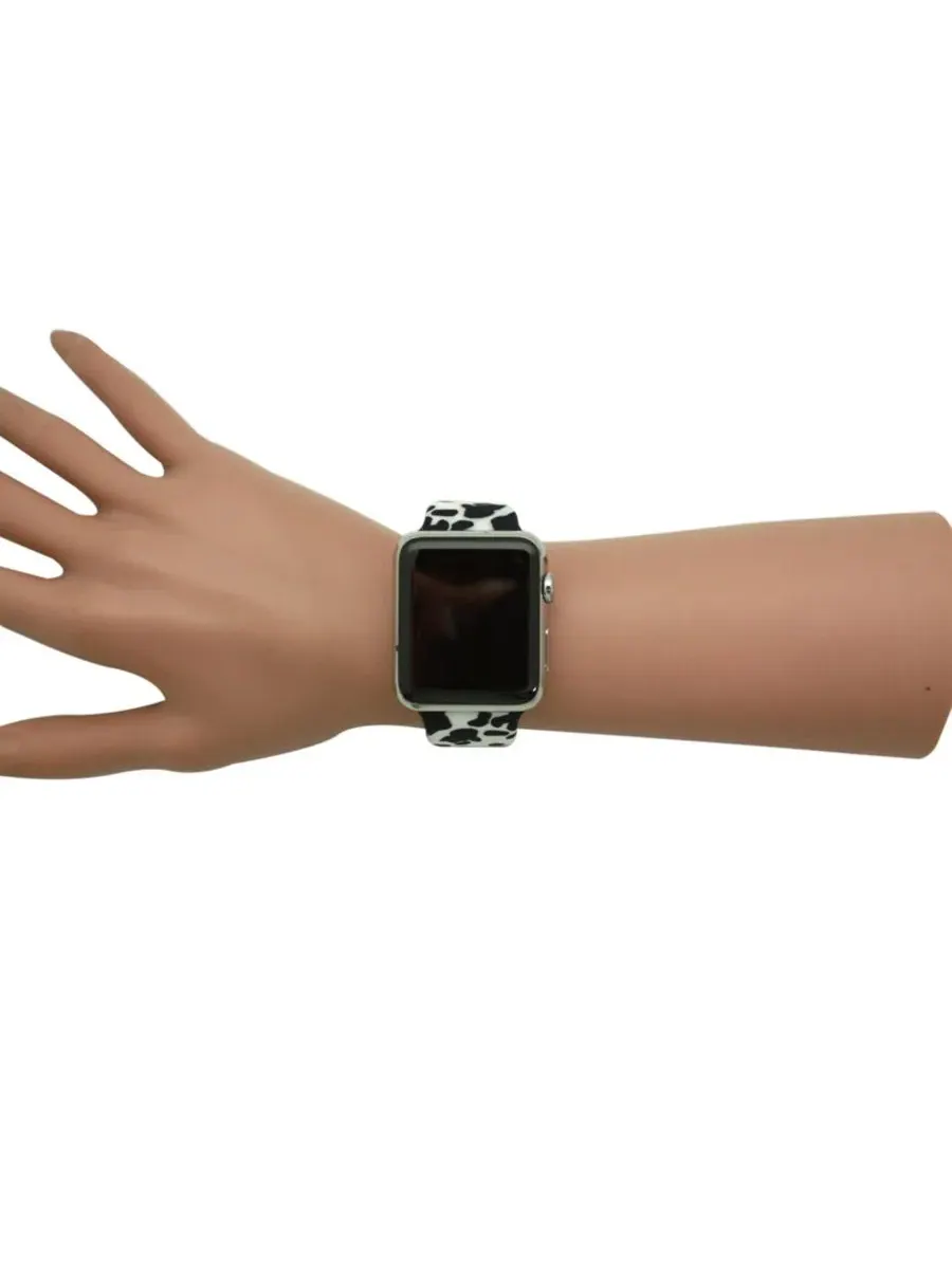 Ремешок для Apple Watch с принтом, силиконовый Olivia Pratt — изображение 4 из 4, мульти