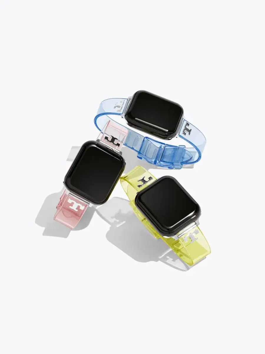 Ремешок для Apple Watch с застежкой-пряжкой Tory Burch — изображение 8 из 10, розовый