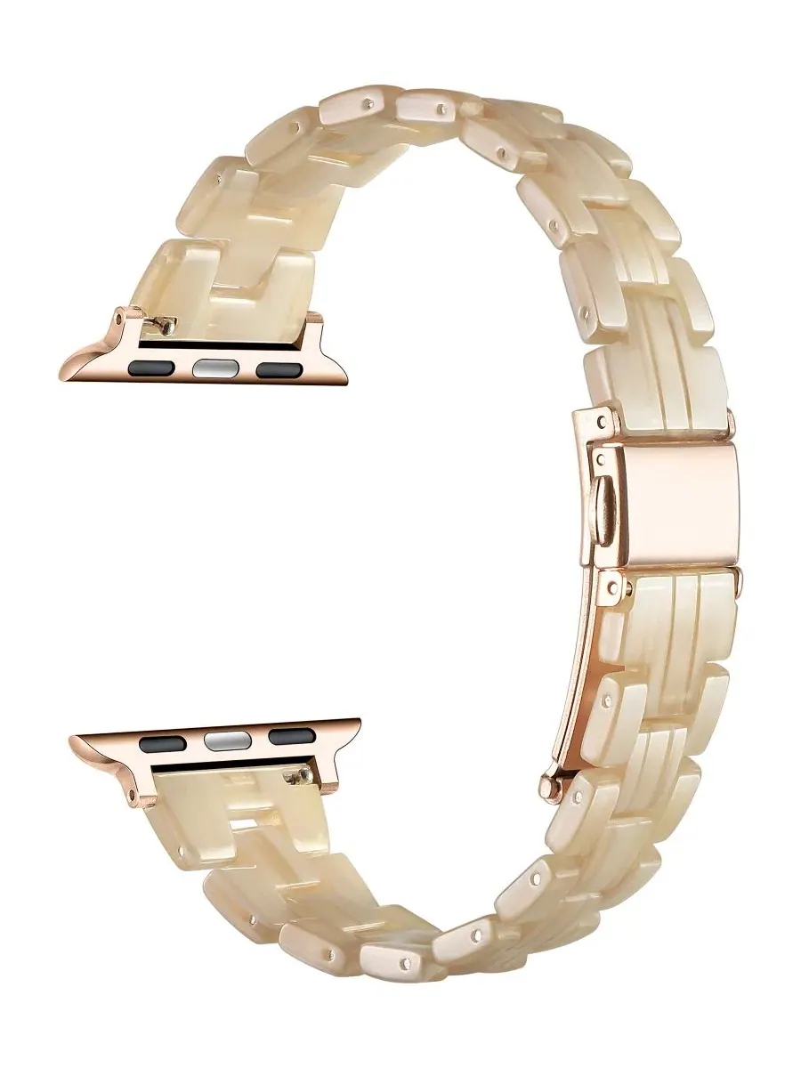 Ремешок Autumn Resin для Apple Watch Posh Tech — изображение 2 из 4, бежевый