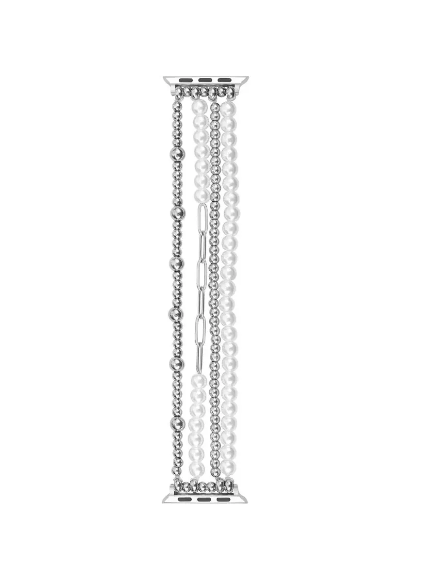 Браслет Penny Beaded для Apple Watch Posh Tech — изображение 4 из 4, серебряный