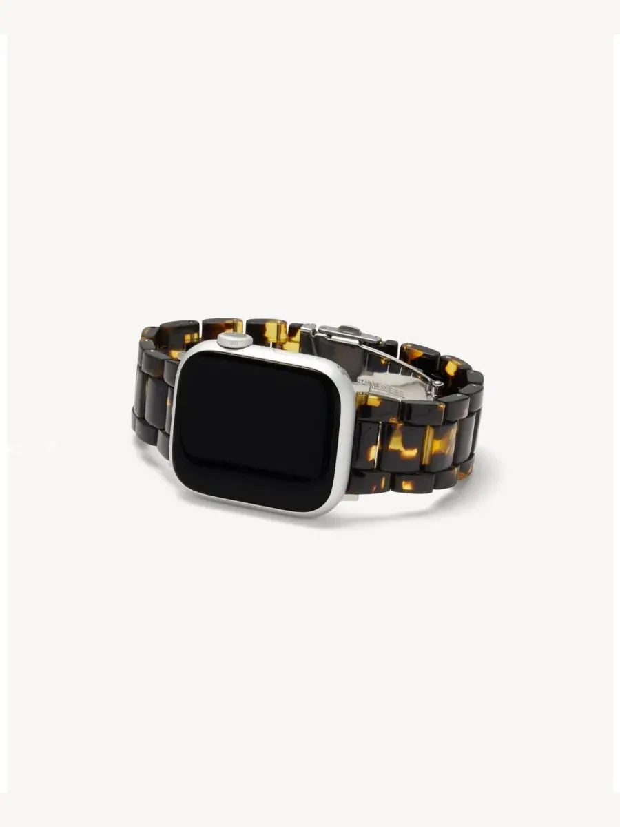 Ремешок для Apple Watch из итальянского ацетата, с комплектом для регулировки Machete — изображение 3 из 3, коричневый