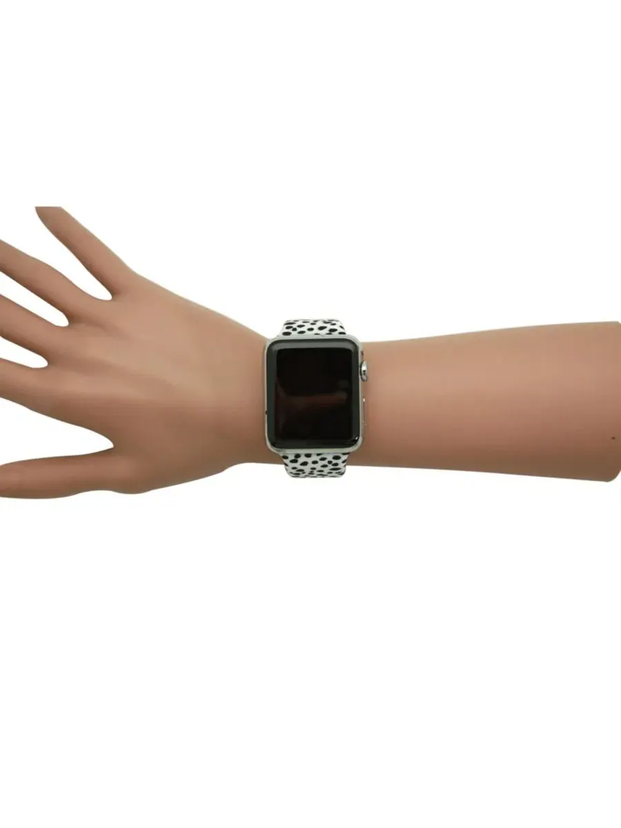 Ремешок для Apple Watch с принтом Cheetah Polka Dot Olivia Pratt — изображение 2 из 4, мульти