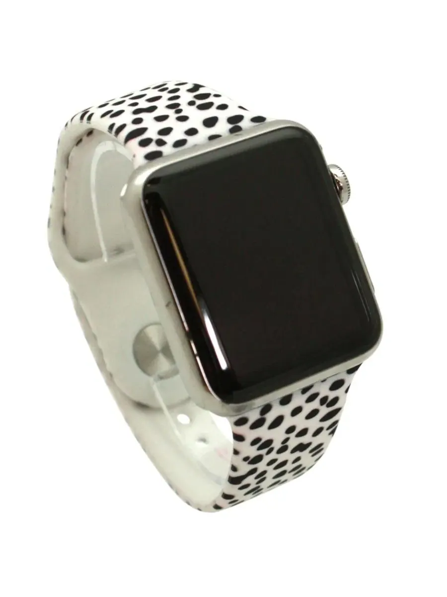 Ремешок для Apple Watch с принтом Cheetah Polka Dot Olivia Pratt — изображение 4 из 4, мульти