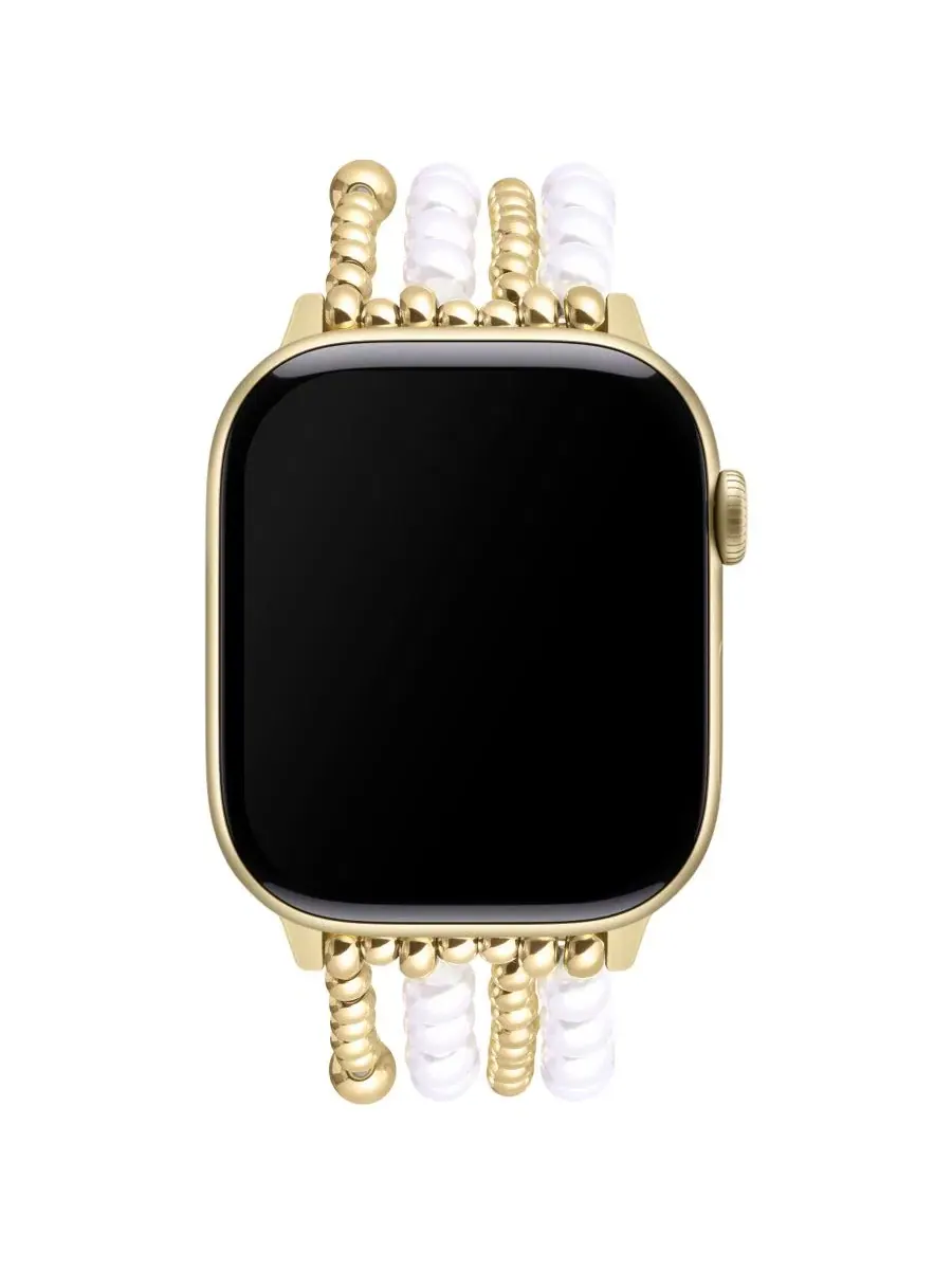 Браслет с жемчугом и бусинами для Apple Watch Posh Tech — изображение 1 из 4, золото