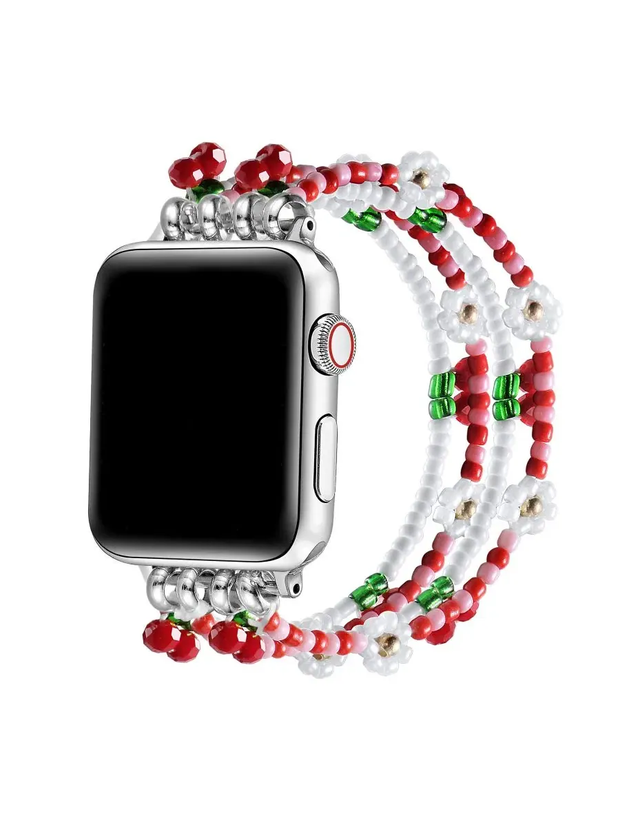 Ремешок для Apple Watch Cherry Beaded Posh Tech, Cherry Floral — изображение 2 из 4