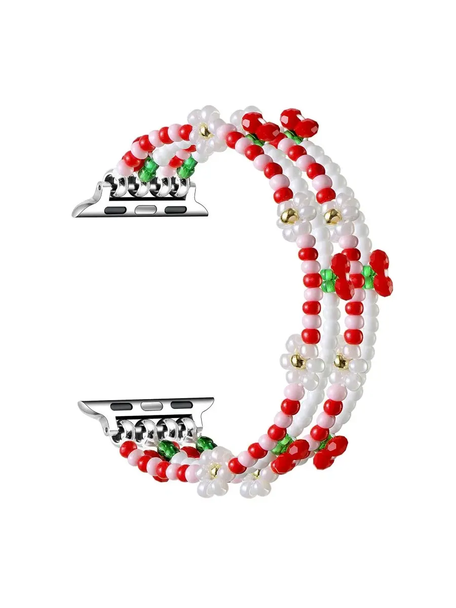 Ремешок для Apple Watch Cherry Beaded Posh Tech, Cherry Floral — изображение 3 из 4