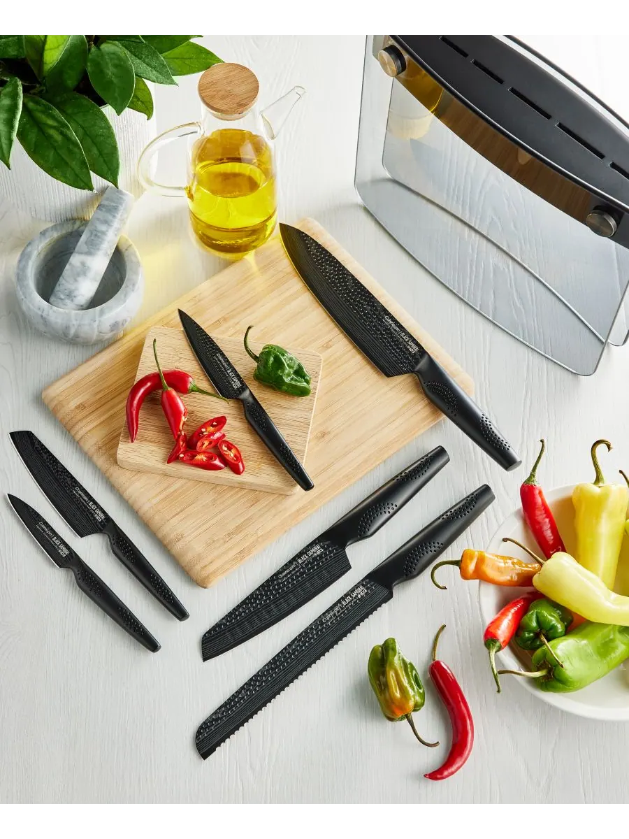 Набор из 7 предметов: подставка для ножей Id3 Black Samurai Sakai Cuisine::pro, — изображение 5 из 9, нет цвета