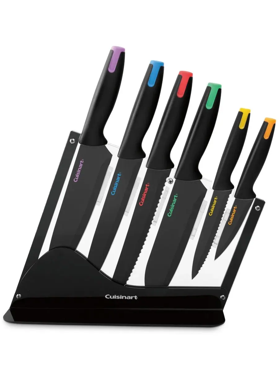 Акриловая подставка для ножей (7 шт.) Cuisinart — изображение 2 из 4, черный