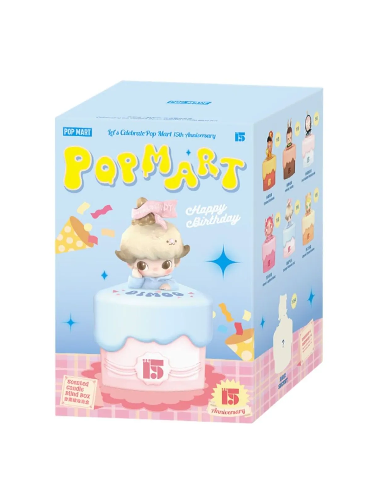 Ароматическая свеча Pop Mart Celebrate This Moment Collection в запечатанной упаковке (1 непрозрачная коробка)