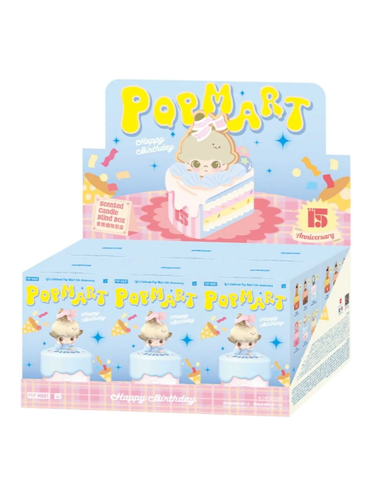 Ароматические свечи Pop Mart Celebrate This Moment Collection в запечатанной упаковке (6 коробочек-сюрпризов)