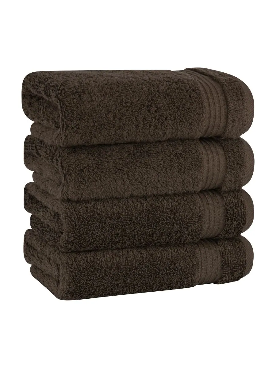 Набор из 4 полотенец для рук Bekos Premium из 100% турецкого хлопка American Soft Linen