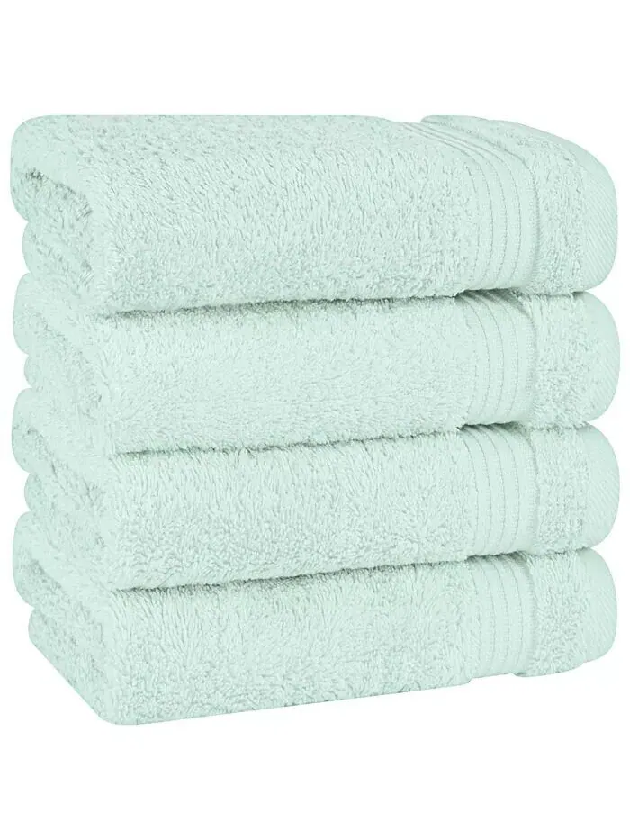 Набор полотенец для рук American Soft Linen Bekos Premium из 100% турецкого хлопка, 4 шт