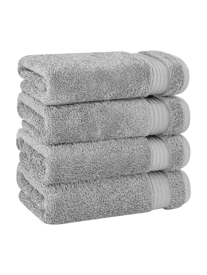 Набор полотенец для рук American Soft Linen Bekos Premium из 100% турецкого хлопка, 4 шт
