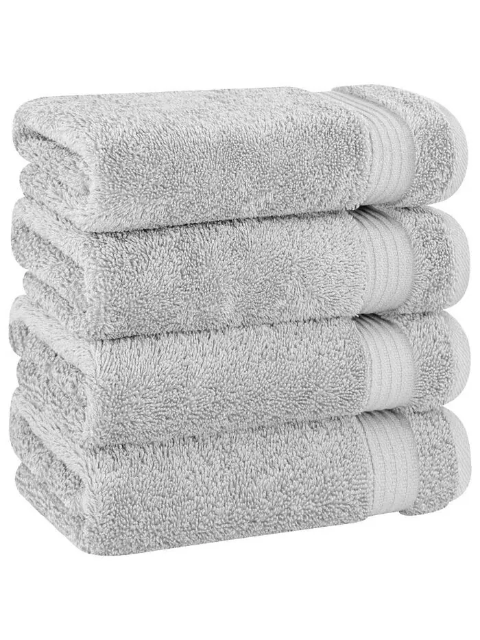 Набор полотенец для рук American Soft Linen Bekos Premium из 100% турецкого хлопка, 4 шт