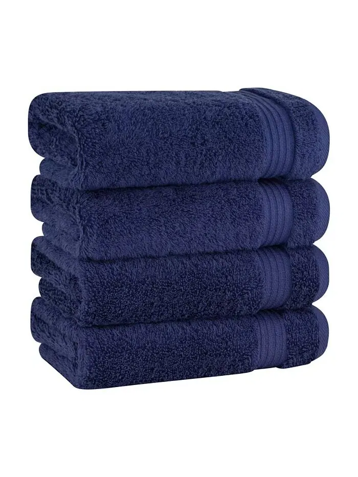 Набор полотенец для рук American Soft Linen Bekos Premium из 100% турецкого хлопка, 4 шт