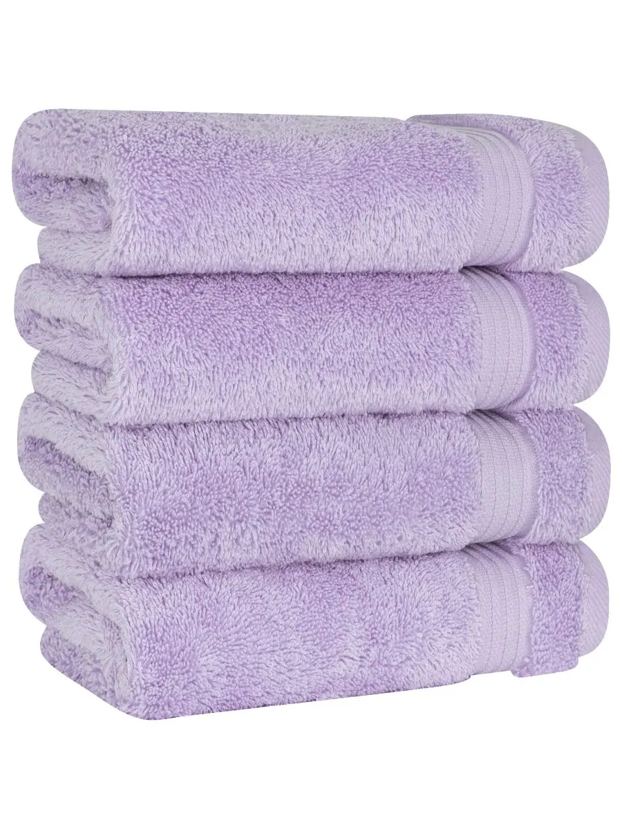 Набор из 4 полотенец для рук Bekos Premium из 100% турецкого хлопка American Soft Linen