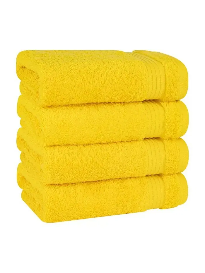 Набор полотенец для рук American Soft Linen Bekos Premium из 100% турецкого хлопка, 4 шт