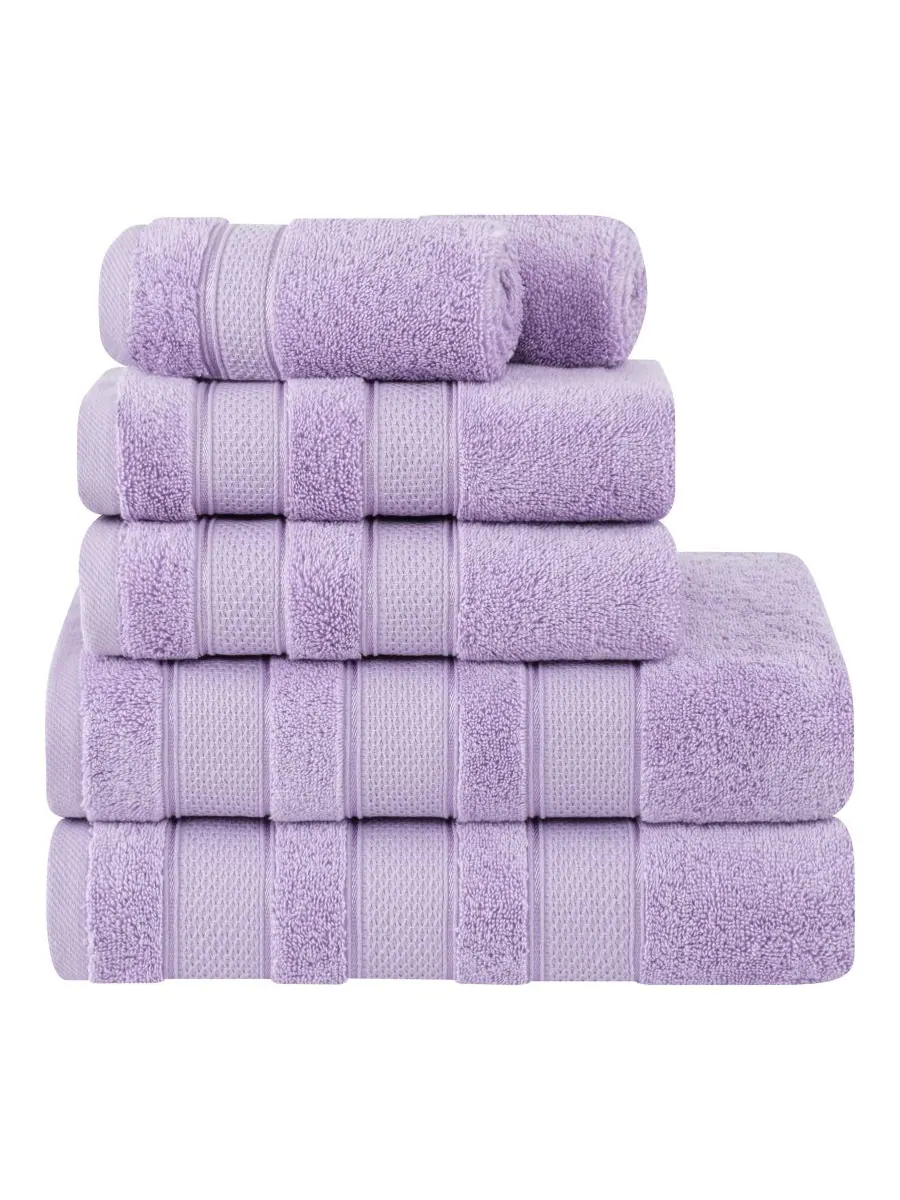 Набор банных полотенец Salem Premium из 6 предметов, 100% турецкий хлопок American Soft Linen